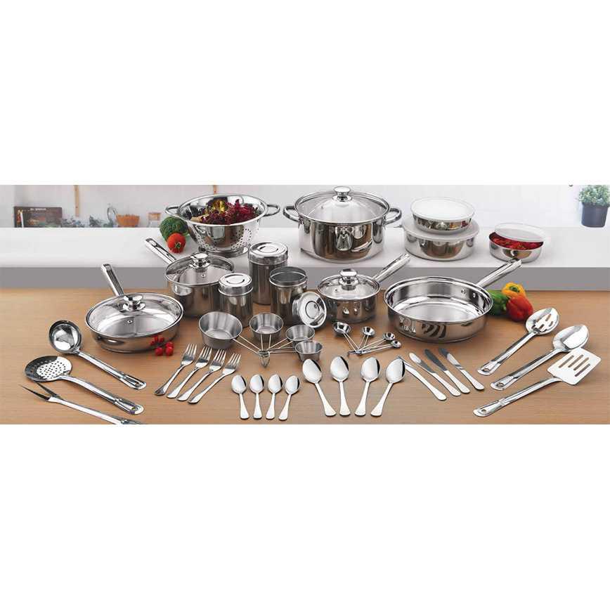 Stainless Steel Cookware Set 52 pc.