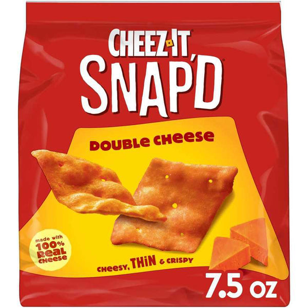 cheece！！ Cheeze-It Snap'd Double Cheese 7.5 oz. - Ollie's Bargain Outlet
