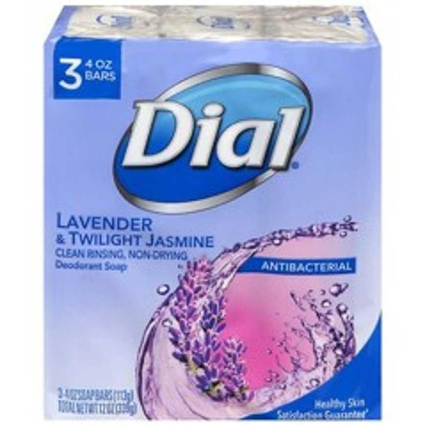 Dial Lavender &amp; Twilight Jasmine Bar Soap 3 pk. 4 oz.