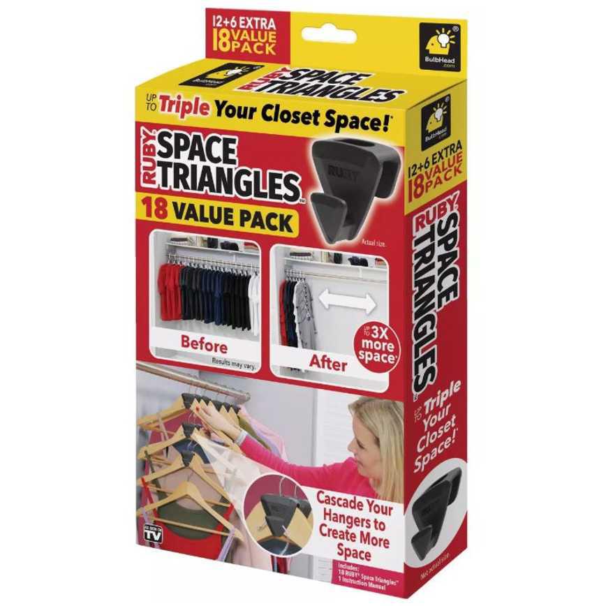 As Seen On TV Triangle Space Savers 18 pk.