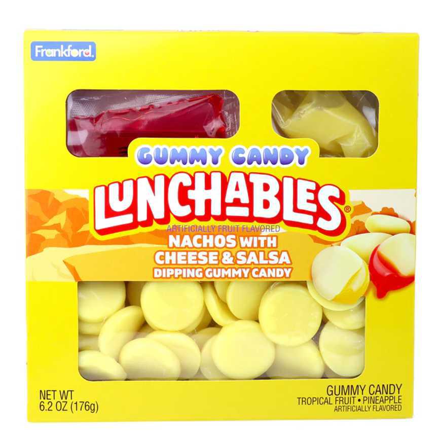 Lunchables Gummy Candy Nachos With Cheese &amp; Salsa 6.2 oz.