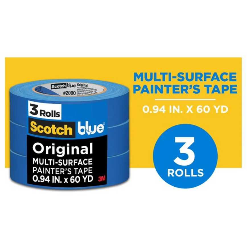 Scotch Multi-Surface Painters Tape Blue 3 pk.