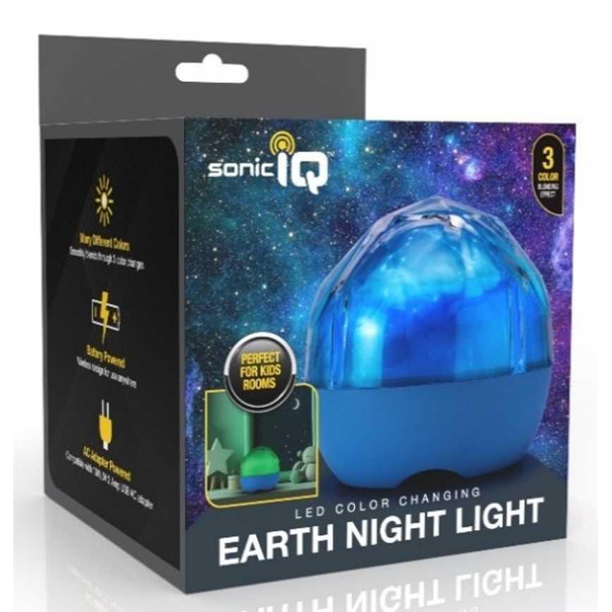 Sonic IQ Color Changing Earth Night Light