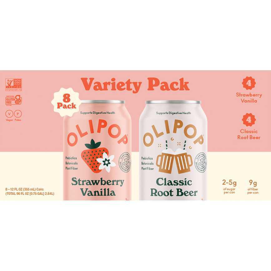 Olipop Variety Pack 8 pk. 12 oz.