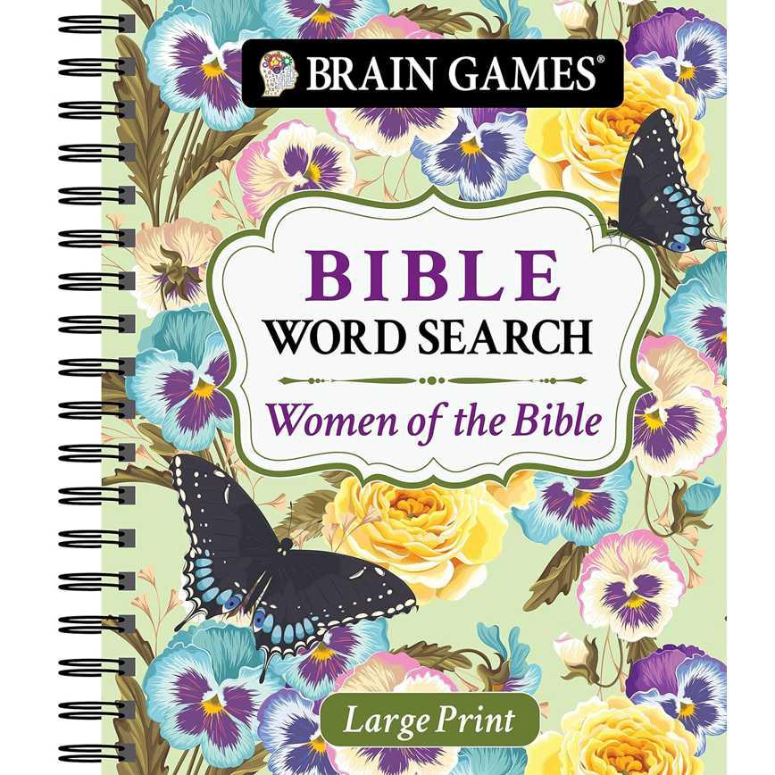 Brain Games Bible Word Search: Women of the Bible, Large Print