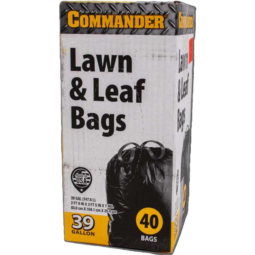 Commander Lawn & Leaf Bags 40 ct.