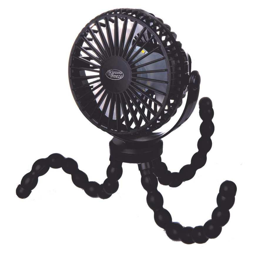 Sarasota Breeze Clip Fan with Flexible Tripod