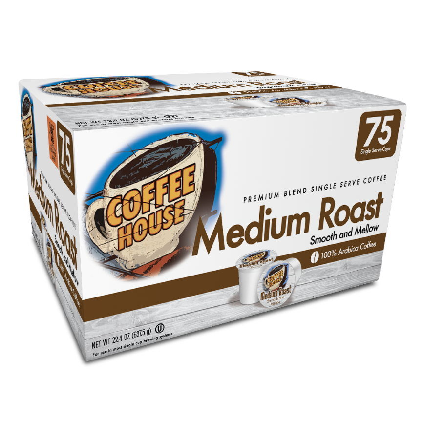 Coffee House Medium Roast K-cups 75 ct. 