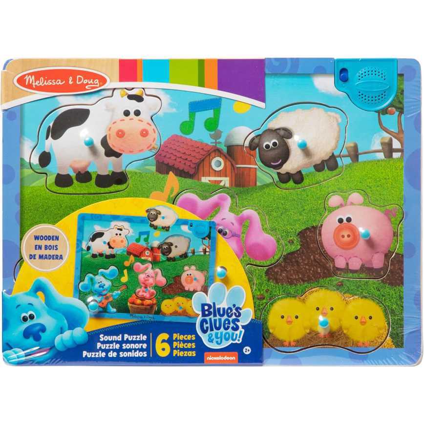 Melissa & Doug Blue's Clues & You! Musical Puzzle 6 pc.