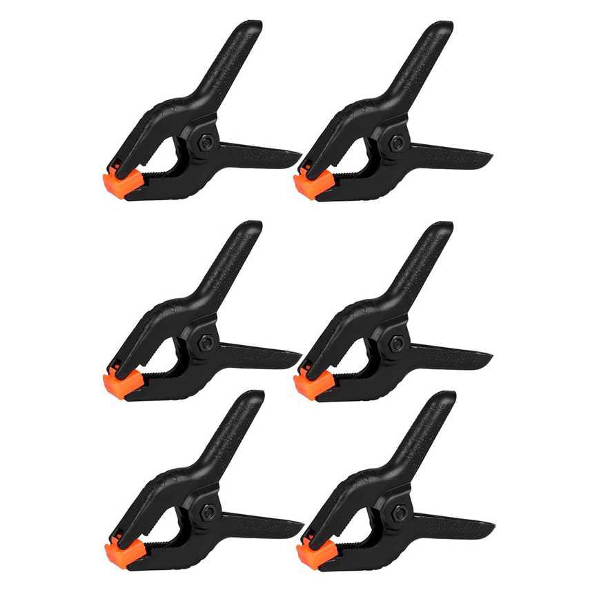 Plastic Spring Clamps 6 pc.