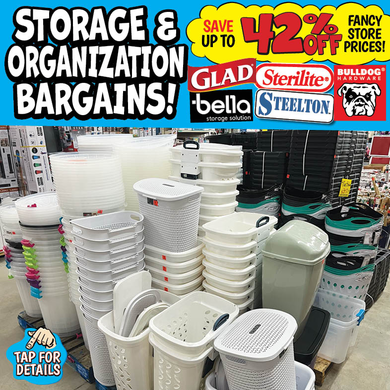 Storage & organization bargains up to 42$% off fancy store prices