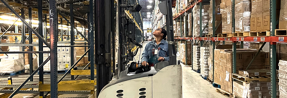 Photo of an ollie's warehouse